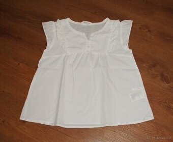 Bílý top H&M - vel. 140