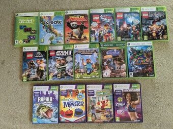 Hry dětské a KINECT XBOX 360 a XBOX ONE
