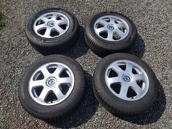 Alu kola Škoda Octavia 1 - Nové zimní pneu 195/65 R15