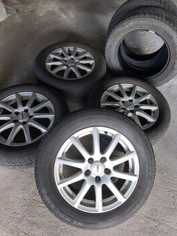 Alu kola 5x112 r16 Škoda, VW, Audi, Seat pneu 205/60 r16