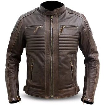 Moto Pánska Kožená Bunda 2v1 V Hneda Velk.Lko Pozri Inzeraty