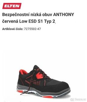 Nové pracovní bezpečnostní boty