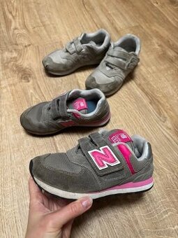 Dvoje dívčí tenisky New Balance, vel. 31