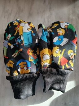 Softshellové dětské rukavice