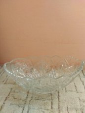 Retro skleněná mísa