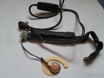 Nákrční mikrofon se sluchátkem k radiostanicím Tesla
