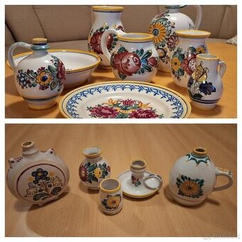 Sada 13 kusů tupeské keramiky