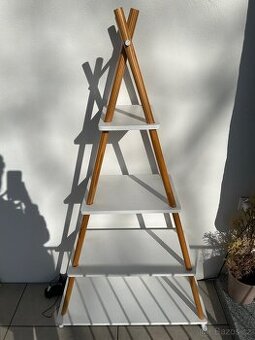 Prodám LIVARNO HOME Teepee – policový regál, bílý (4 police)