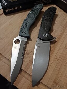 Nůž CH knives S35VN a Spyderco Endura 4