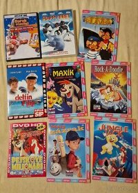 DVD a CD - filmy, pohádky a další