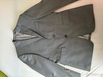 Chlapecký oblek 15let tmavě šedivý