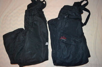 lyžařské kvalitní  kalhoty v.152/158- a jiné v.122/128-320kč