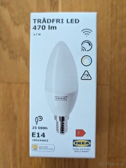 Žárovka IKEA Tradfri, 470 lm, E14, svíčka