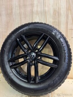 Alu kola Dezent černé R16, 5x112, octavia, golf a jiné (E29)