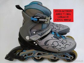 Kolečkové brusle - různé velikosti