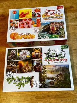 Puzzle s vůní mandarinky nebo borovice - NOVÉ