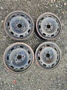 Plechové disky 5x100, Fabia 1,2, 6J 14H2 ET 43 , 4 kusy