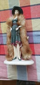 Soška dáma se psem - SLEVA - 1