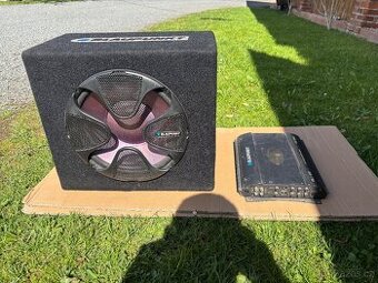 Subwoofer a zesilovač  Blaupunkt