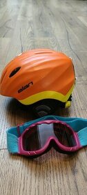 dětská helma na lyže Elan 48-52 + brýle