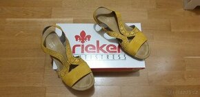 Dámské letní žluté sandály Rieker, vel. 39