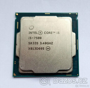 CPU Intel core i5-7500, frekvence 3.4 GHz, 4 jádra, LGA 1151