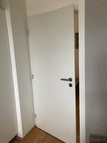 Interiérové bílé dveře 80 cm