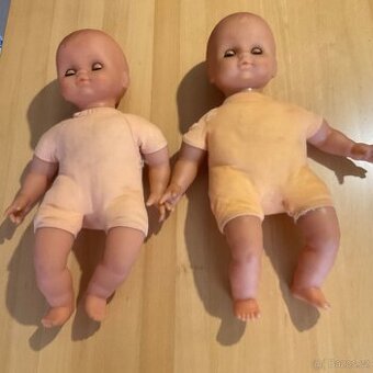 2x retro mrkací panenka- 40cm