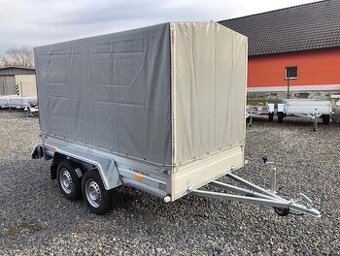 Přívěsný vozík 295x145cm, plachta, 750kg, 130km/h
