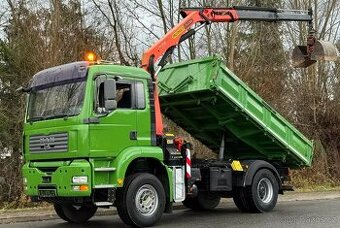 MAN TGA 18.360/4X2/sklápěč/S3/Jeřáb-Palfinger-PK9501