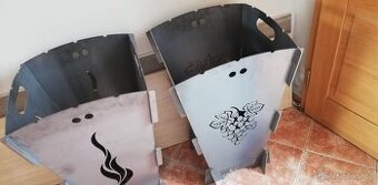 Přenosné rozkládací ohniště