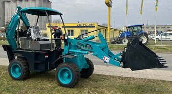 Traktor bagr, nakladač s podkopem