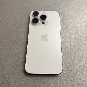 iPhone 14 Pro 256GB silver, jako nový, záruka