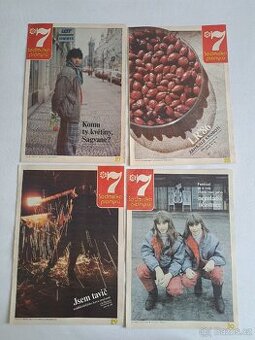 Sedmička pionýrů březen 1986 čísla 27, 28, 29, 30