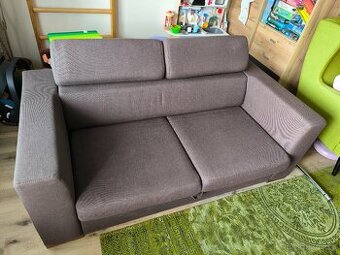 Hnědá rozkládací sedačka Loft 3R