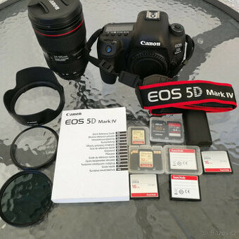 Digitální fotoaparát Canon EOS 5D Mark IV jako nová malá spo