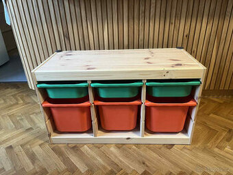 Ikea úložná sestava Trofast borovice