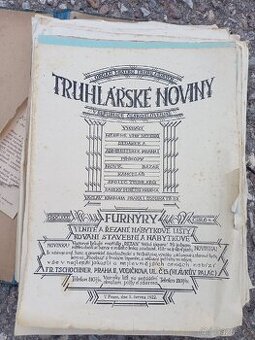 Staré truhlářské noviny rok 1922-1926