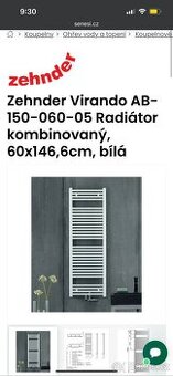 Radiator Zehnder Virando NOVY