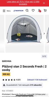 Plážový stan