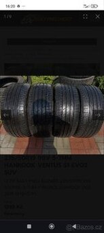 235/50R19 99V 5-7MM HANKOOK VENTUS S1 EVO2 SUV