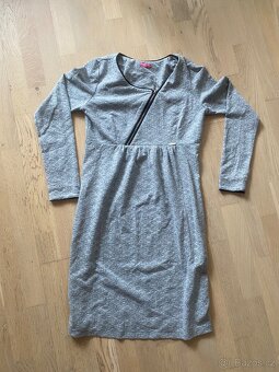 Sada těhotenského a kojícího oblečení vel. M na podzim/zimu