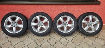 Originál alu Škoda Fabia 2 5x100 195/55 R15 letní - 6,5mm