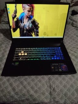 Herní notebook msi katana 17" i9 13gen, rtx 4070