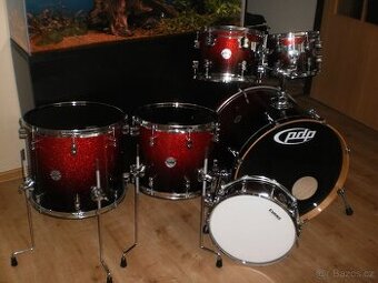 Bicí souprava pdp by DW+hardware,javorová,lakovaná jako nová