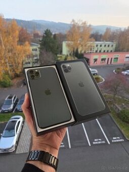 Apple iPhone 11 Pro Max 256GB Midnight green - baterie 100%