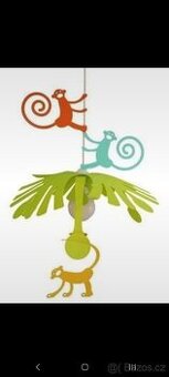 Lustr do dětskeho pokoje s opičkami