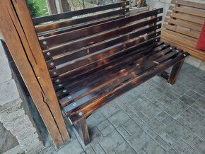 Zahradní lavička nová - ruční výroba