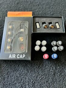 Porsche čepičky na ventilky 6 variant