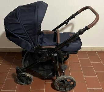 Dětský kočárek Venicci Gusto Azzurro - dvojkombinace
